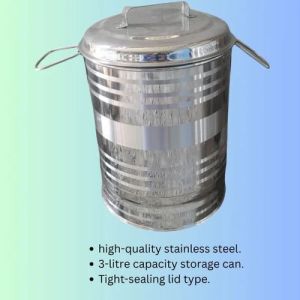 3L Stainless Steel Drum