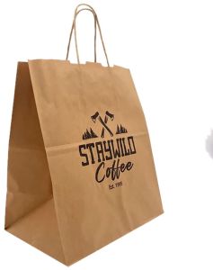 Kraft Paper Bag With Handle