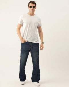 Mens Regular Fit Bootcut Denim Jeans