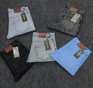 Unisex 4 Pocket Mom Fit Denim Jeans