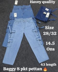 Unisex Heavy Quality Baggy Denim Jeans