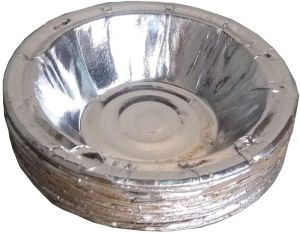 6 Inch Silver Foil Disposable Paper Dona