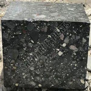 Black Rough Granite Block