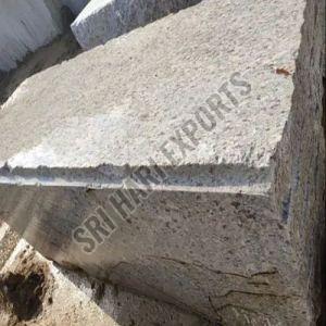 Gray Moon White Rough Granite Block