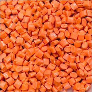 Orange ABS Granules