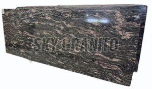 Rainforest Brown Granite Slab
