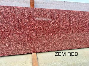 Zem Red Granite Slab