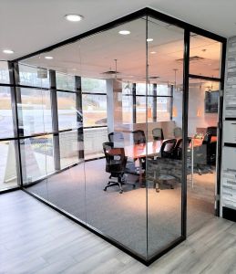 Frameless Glass Partition