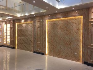 Glossy UV Marble Sheet Installation Service