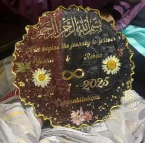 Resin Engagement Ring Platter