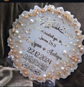 Resin Engagement Ring Platter