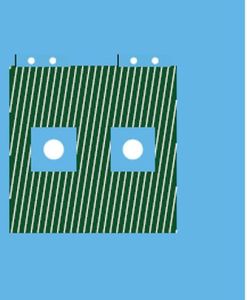 Bilateral Knee O Drape