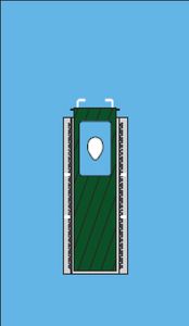 pouch hip surgical drape