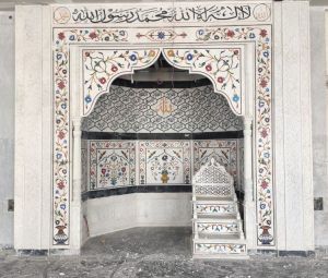 White Marble Mehrab