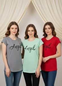 Ladies Half Sleeves T Shirt