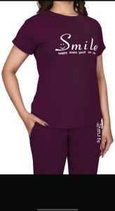 Ladies Cotton Printed Night Suit