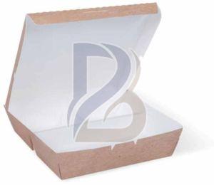 3 Compartment Kraft Paper Lunch Box
