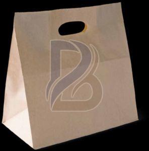 Brown D Cut Paper Bag