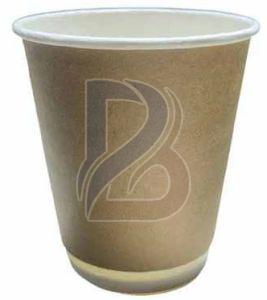Brown Single Wall Hot Coffee Cup