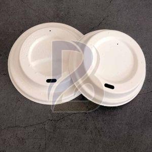 Eco Compostable Bagasse Coffee Lid