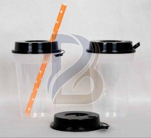 Frosted Connection Lid PP Hard Cup