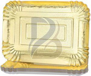 Gold Rectangle Paper Tray