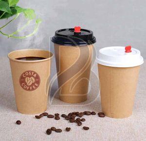 Heavy Duty Single Wall Paper Cup With Lid