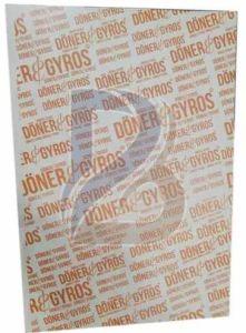 Printed Grease Proof Food Wrap Paper