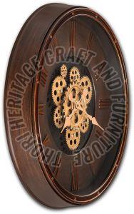 Round Wooden Wall Clocks