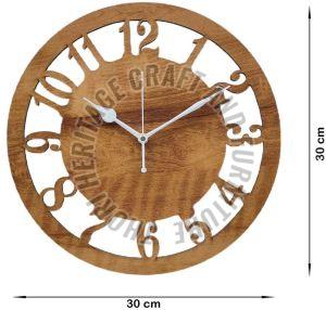 Round Wooden Wall Clocks