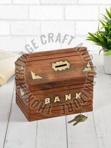 Wooden Money Bank