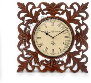 Square Wooden Wall Clocks