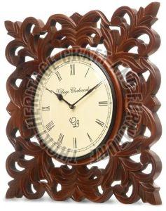 Square Wooden Wall Clocks