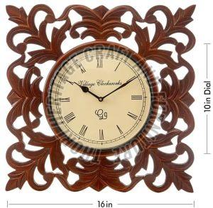 Square Wooden Wall Clocks