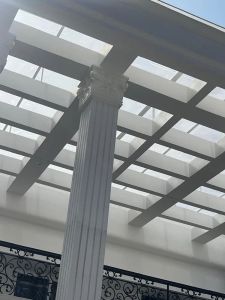 White GRC Cornice