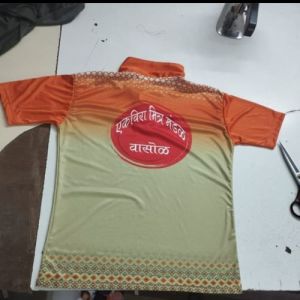 Mens Casual Wear Polyester Gradient Shirt