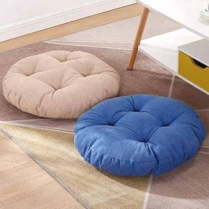 Round Plain Floor Cushion