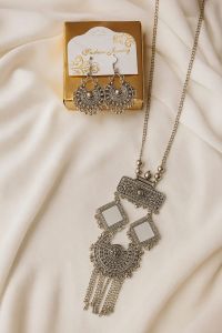 Silver Plated Necklace Set