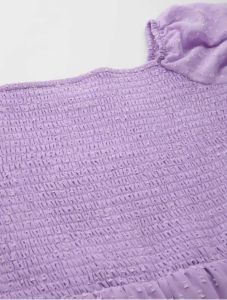 Ladies Lavender Georgette Long Dress