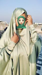 Premium Satin Jilbab Set