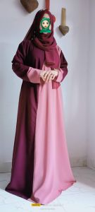 Premium Two Tone Abaya