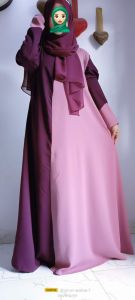 Premium Two Tone Abaya