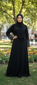 Premium Sparkle Beaded Abaya