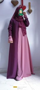 Premium Two Tone Abaya