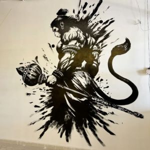 2D Gym Wall Art Painting Service
