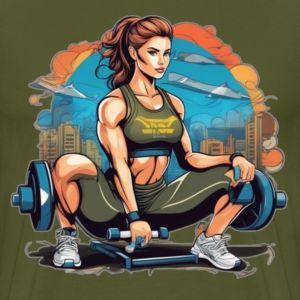 2D Gym Wall Art Painting Service