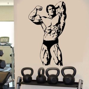 2D Gym Wall Art Painting Service