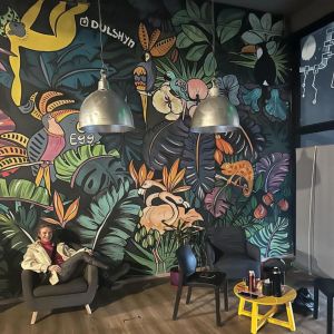 2D Restaurant Wall Art Painting Service