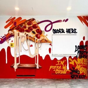 3D Restaurant Wall Art Painting Service