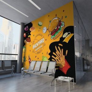 3D Restaurant Wall Art Painting Service